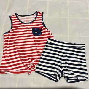 Girl’s M 7/8 4th of July outfit